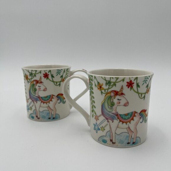 burton+BURTON Colorful Whimsical Unicorn Mug-Set Of Two - Picture 13 of 13